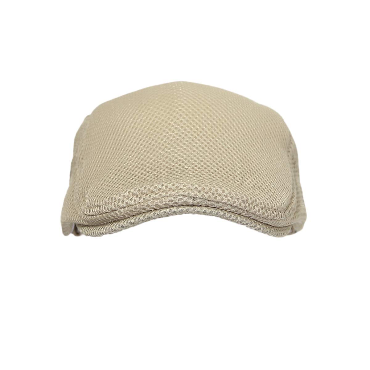 WITHMOONS Ivy Cap Summer Mesh Newsboy Irish Golf Hats for Men & Women - Breathable UV Protection Outdoor Sun Hat for Golf, Tennis, Fishing, Hiking & Casual Wear TZ30046