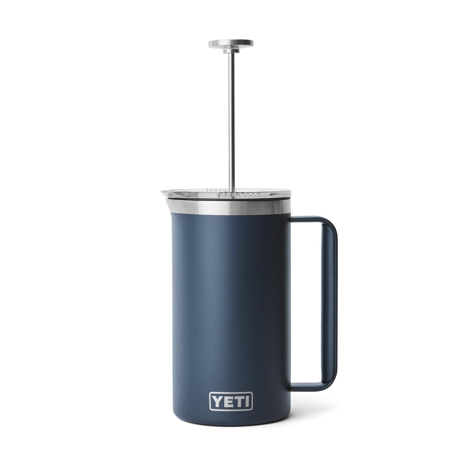YETI Rambler French Press Coffee Maker with GroundsControl Filter – Insulated Stainless Steel Coffee Press for Camping, Travel & Home Brewing