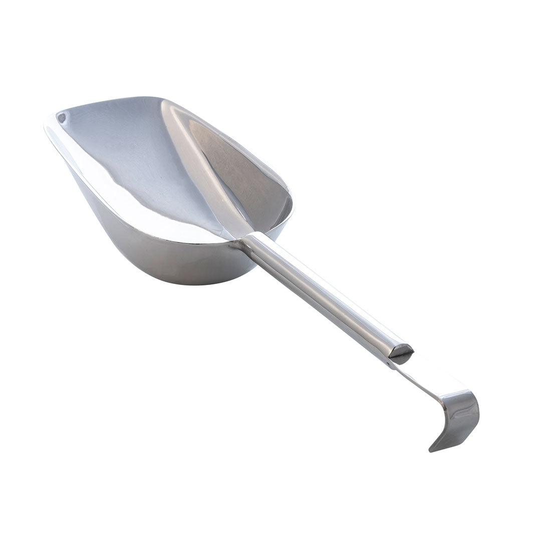 Premium Stainless Steel Ice Scoop for Cocktails & Beverages - Durable Bar Tool for Home & Commercial Use - Perfect for Bartending, Parties & Restaurants