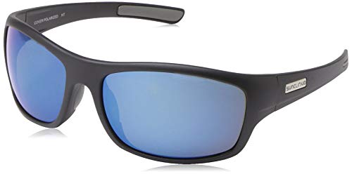 Matte Black/Polarized Blue Mirror