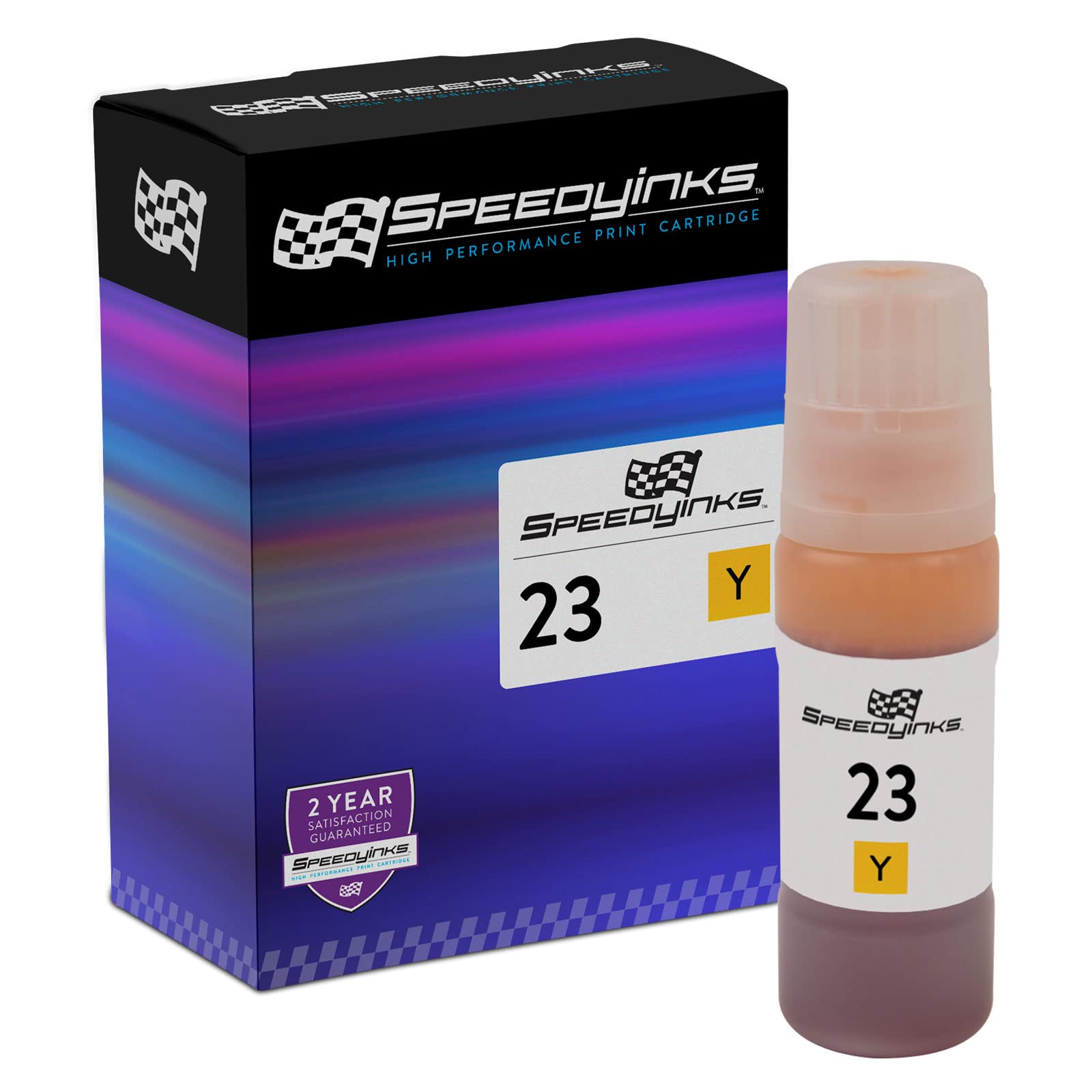 Canon GI-23 / 4687C001 Compatible Yellow Ink Bottle Replacement - High-Quality for Pixma G520 & G620 Photo Printers | Fast Printing for Photos, Documents & Art Projects