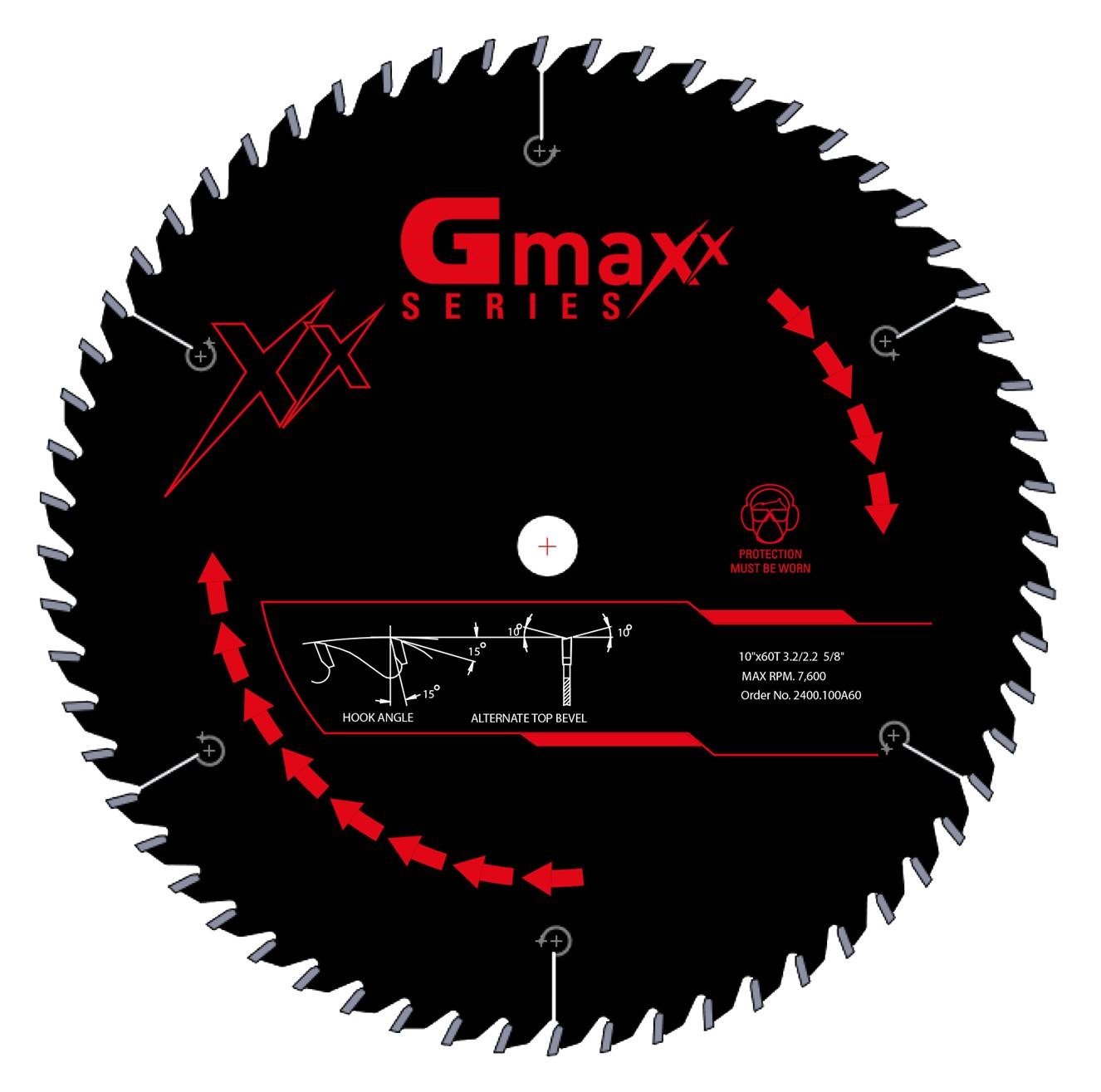 2400.120A48 12-Inch 48 Teeth Carbide Tipped Glue Line General Purpose Circular Saw Blade - Perfect for Woodworking, Plywood Cutting, and DIY Projects