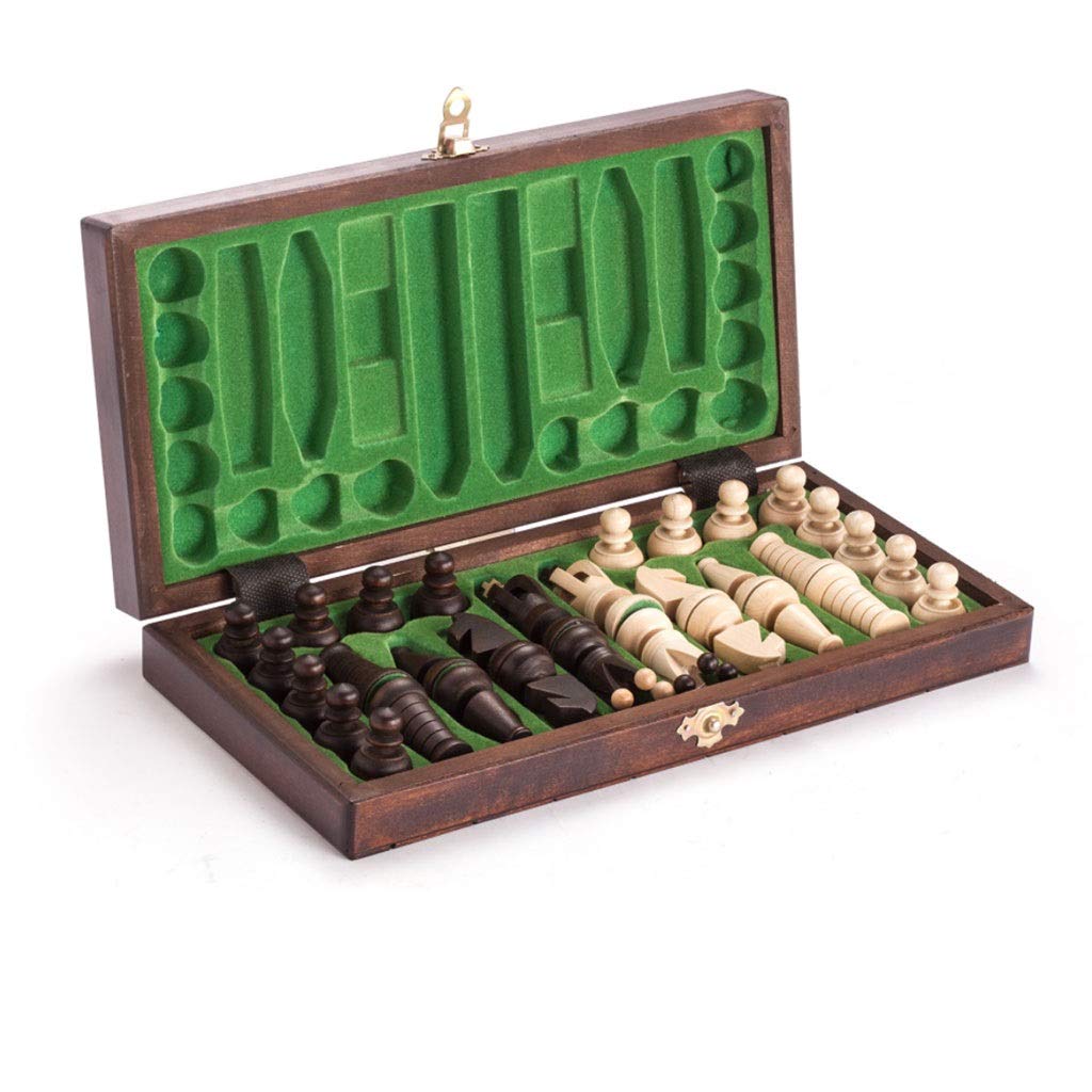 Premium Handcrafted Wooden Chess Set - 12