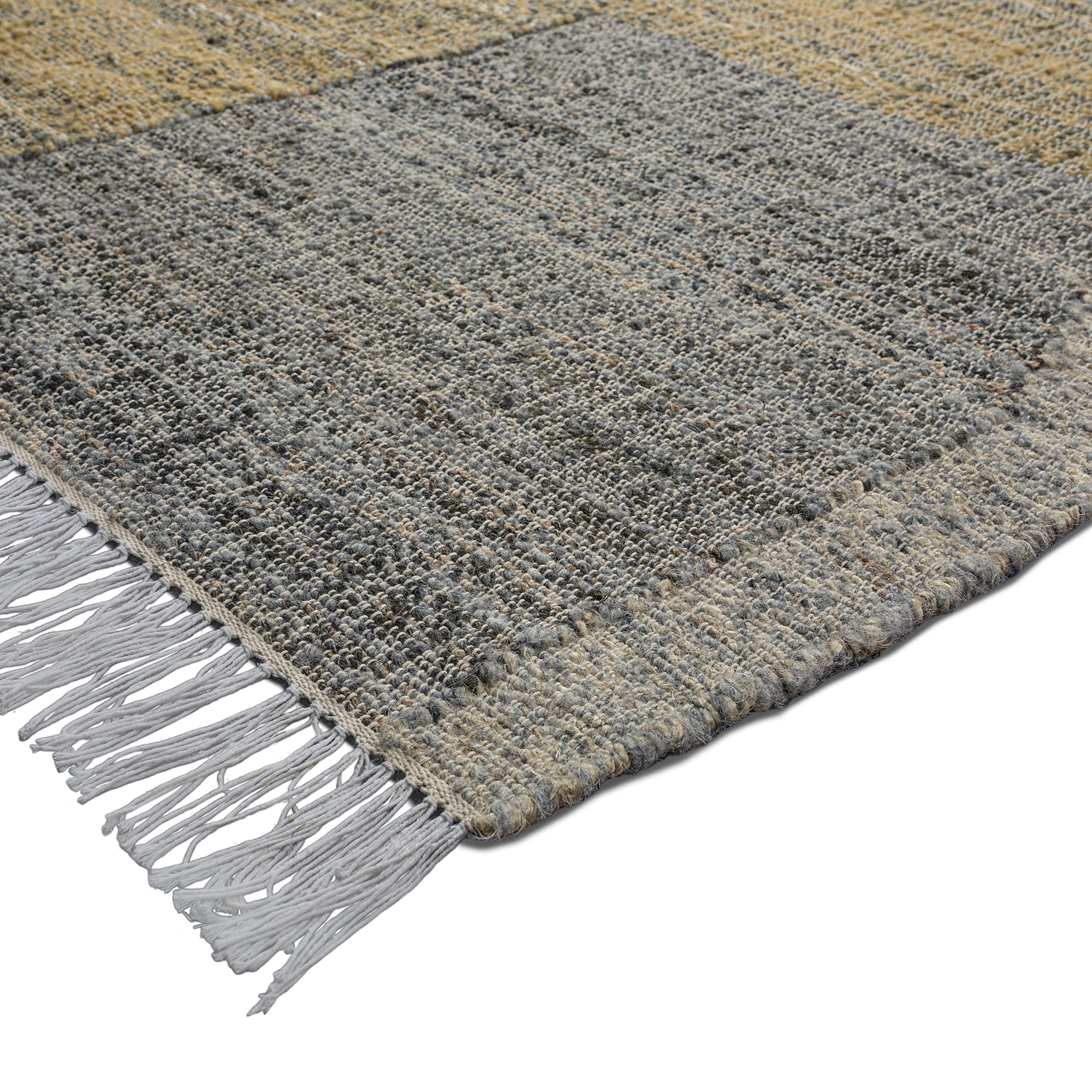 SIMPLIHOME Marlatt 6x9 Area Rug - Modern Natural & Gold Contemporary Rug for Living Room, Bedroom, Dining Room - Soft Floor Covering for Home Decor & Cozy Spaces