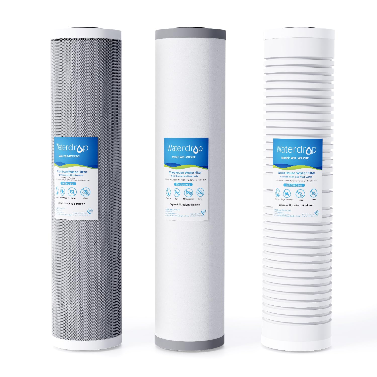 Waterdrop Whole House Water Filter System - 20