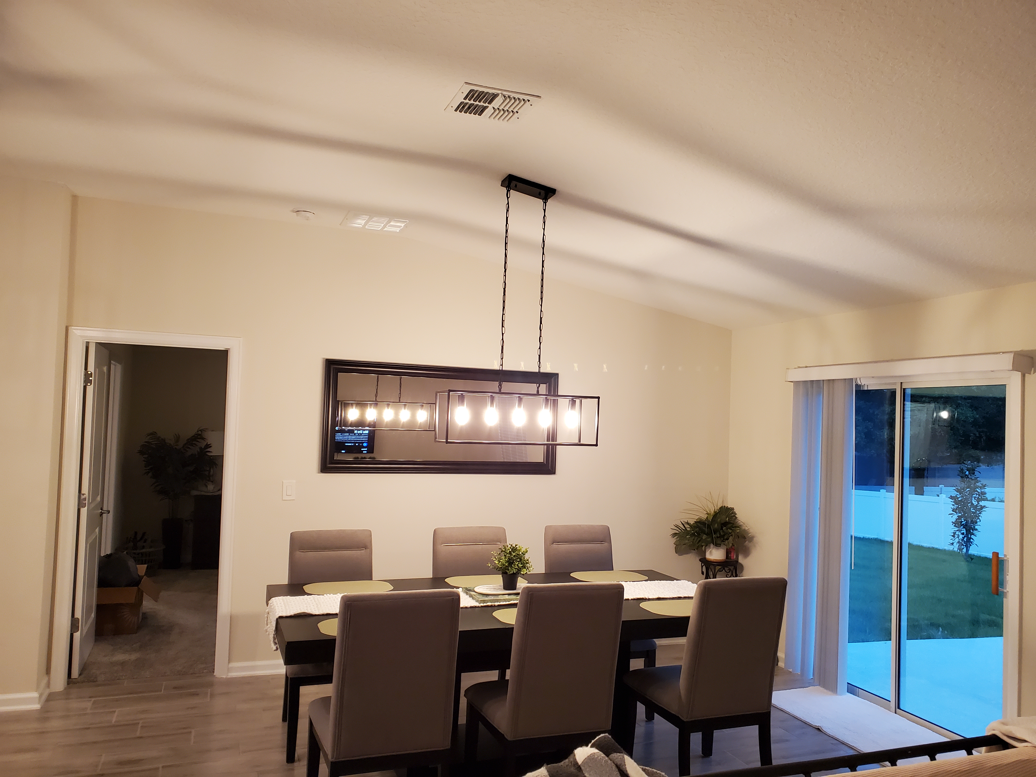ZOSIMIO 5-Light Black Modern Linear Chandelier - Farmhouse Kitchen Island Lighting, Industrial Rectangular Light Fixture for Dining Room, Living Room, Foyer & Bar - Perfect for Rustic & Contemporary Home Decor