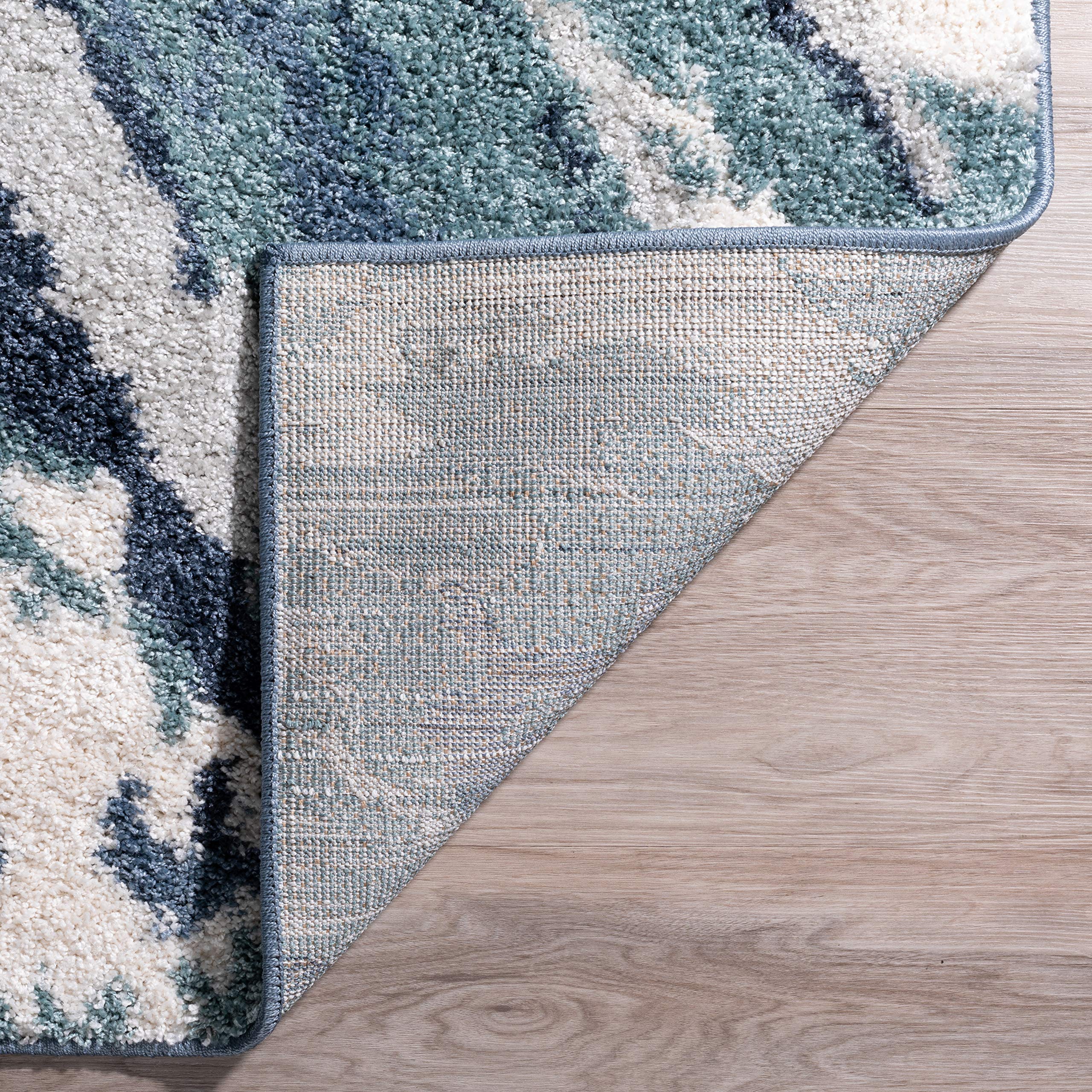 Addison Rugs Reston 8'X10' Blue Area Rug - Soft Modern Living Room Carpet for Bedroom, Dining Room & Home Decor