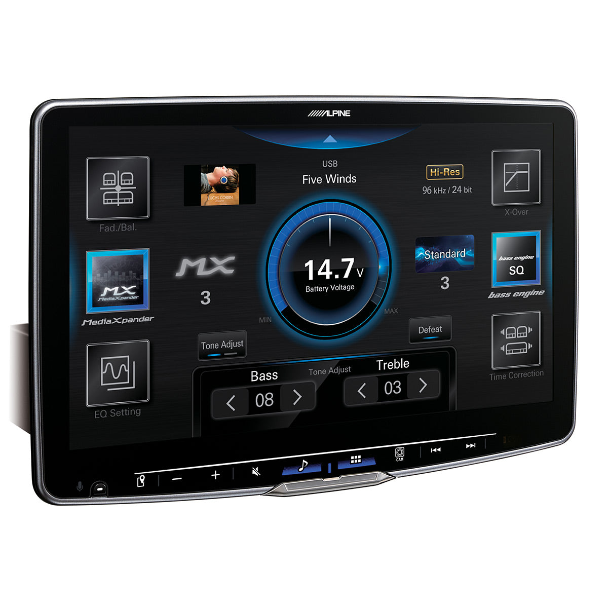 Alpine iLX-F511 Halo11 11-Inch High Resolution Digital Multimedia Car Stereo Receiver - Perfect for Car Audio Upgrades & In-Vehicle Entertainment