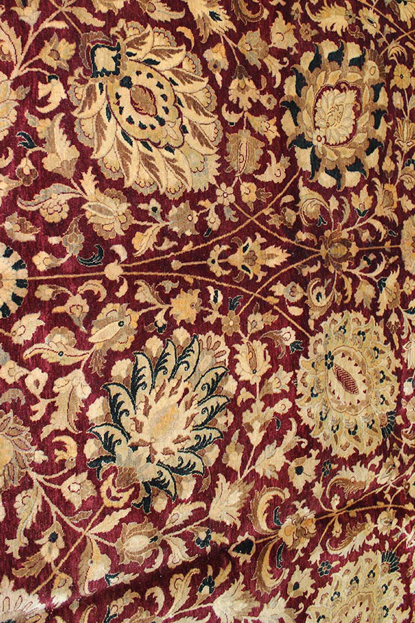 Handwoven Traditional Agra Rug J16625 - Authentic Indian Home Decor for Living Room, Bedroom & Office