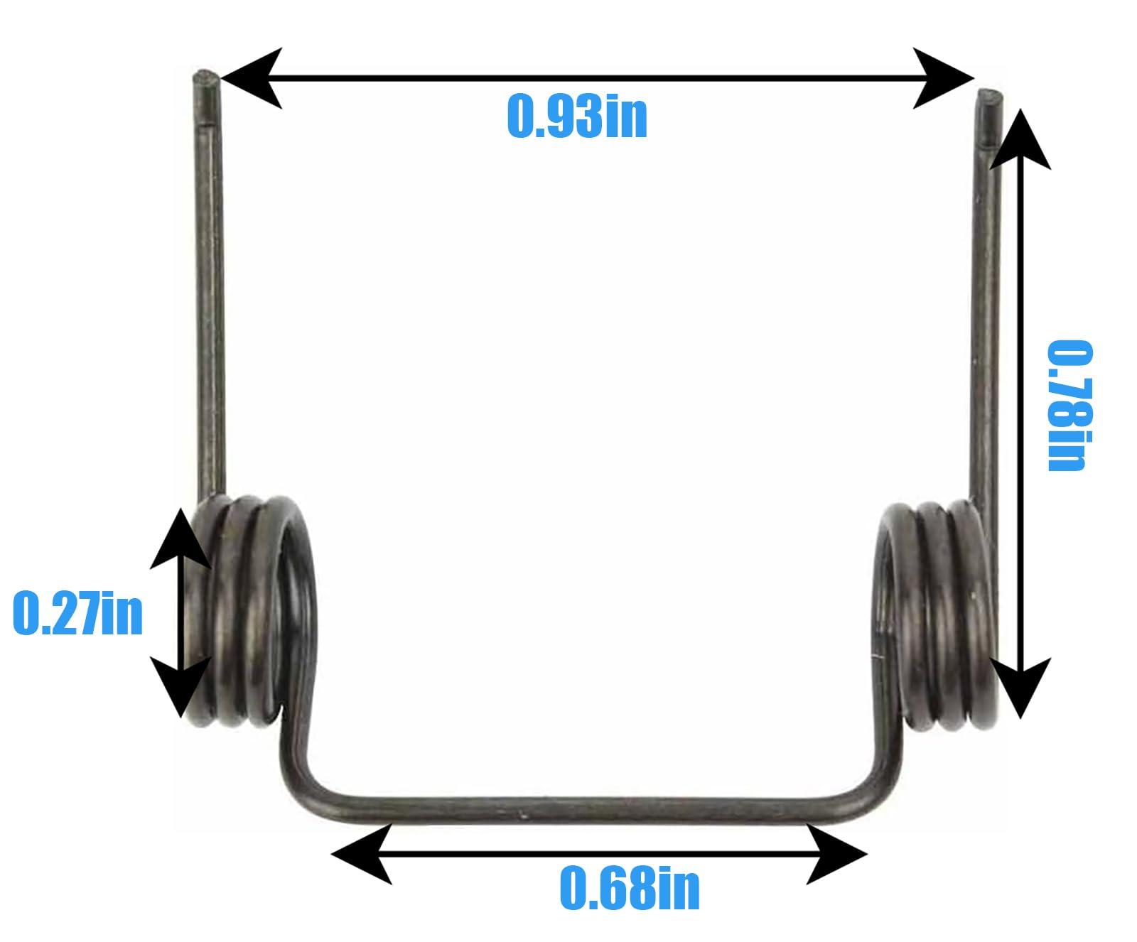 10-Pack 877-761 Feeder Springs Compatible with Hitachi NV45AA NV45AB NV45AB2(S) NV45AE N NV50AP2 NV45AB2 NV50A1 NV50AP Coil Roofing Nailers - Replacement Parts for Roofing & Construction Tools