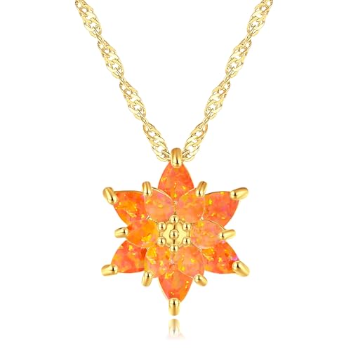 Orange Lotus Flower