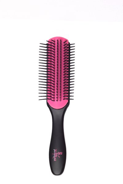V7 Detangling Brush for Wet & Dry Hair - Pain-Free Hair Brush for Kids & Adults - Perfect for Curly, Thick, and Long Hair - Salon Quality Hairbrush for Smooth & Shiny Hair - Great for Home, Travel, and Salon Use