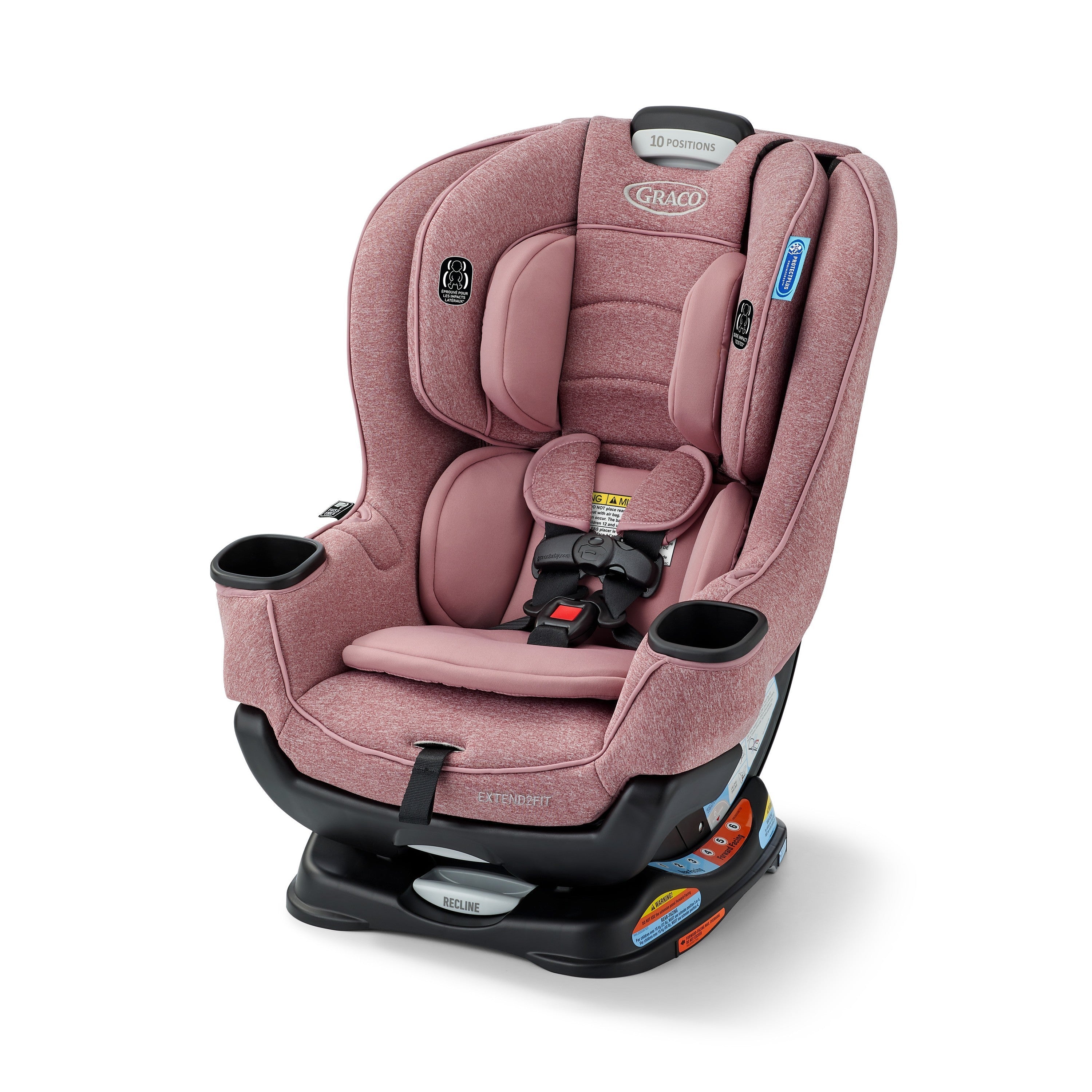 Graco Extend2Fit Convertible Car Seat - 3-in-1 Rear Facing, Forward Facing & Booster Seat for Toddlers & Kids | Safe & Comfortable for Long Rides | Perfect for Family Travel & Daily Commute