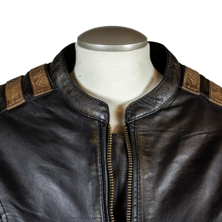 BOL Women's Racer Style Leather Jacket - Fashionable Motorcycle Biker Jacket for Women, Genuine Leather, Slim Fit - Perfect for Riding, Night Out & Casual Wear