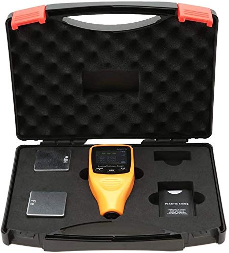 High Precision Digital Coating Thickness Gauge 0-1250μm - Accurate Paint Thickness Tester for Automotive, Metal & Wood - Portable Measuring Tool for Quality Control & DIY Projects