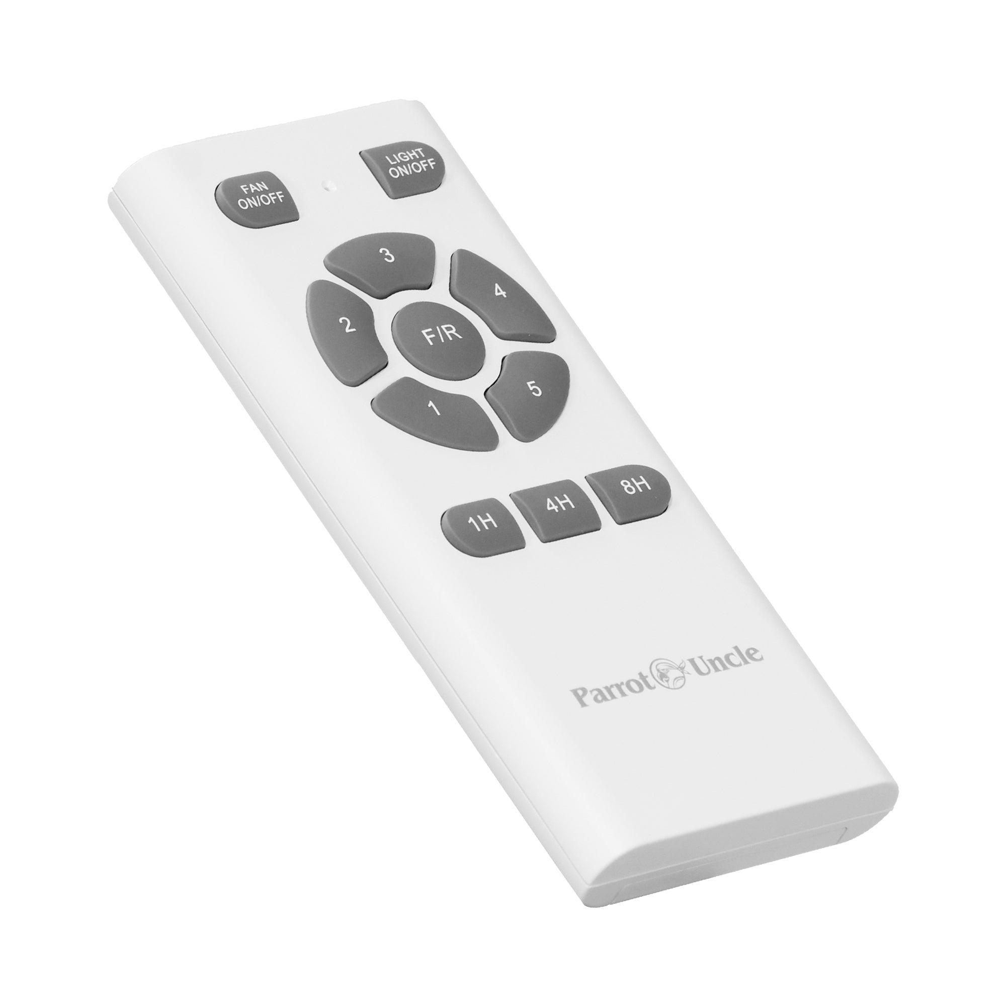 Parrot Uncle Universal Ceiling Fan Remote Control Replacement for BBB70 2315BC, BBB60 3180BK, F8246, BBA544003CA Models - Perfect for Bedroom, Living Room & Office Cooling