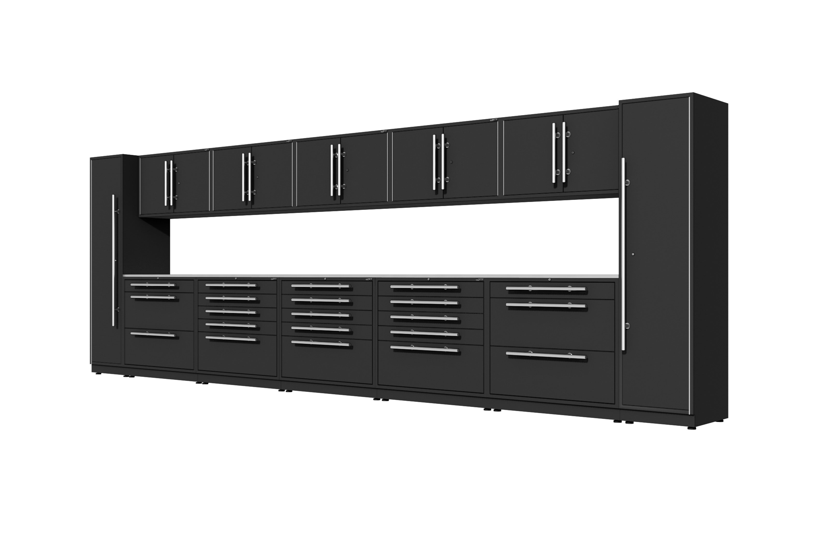 ProSlat LUX 240 Single Door Locker Preconfigured Array - Heavy Duty Metal Storage Locker for Gym, School & Workplace Organization