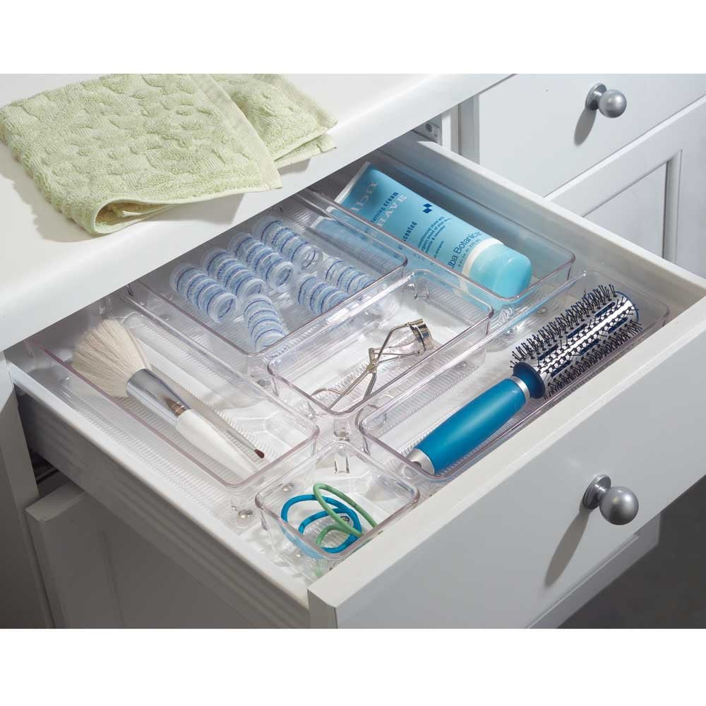 LINUS Drawer Organizer - 5cm Deep Storage Solution for Kitchen, Office & Bathroom Organization