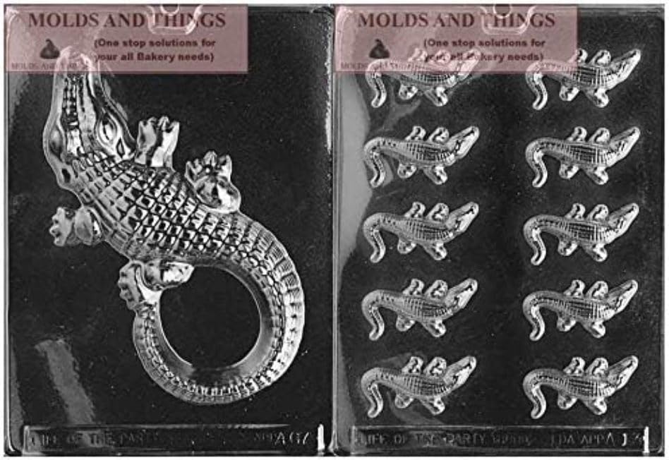 Alligator Chocolate Candy Mold - Large for Baking & Decorating