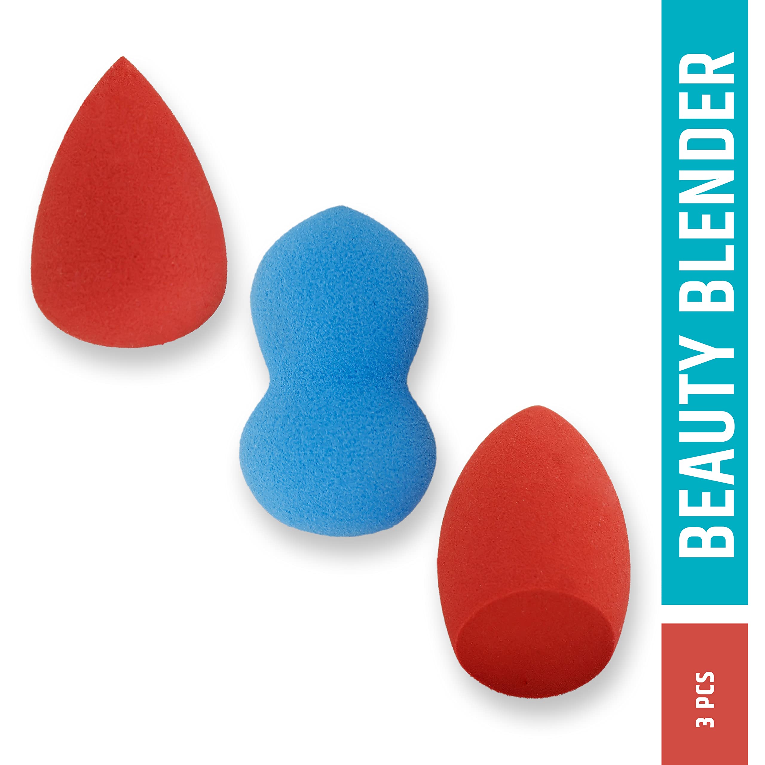 **Insight Cosmetics Mini Beauty Blender Sponge (3-Pack) - Perfect for Makeup Application, Blending, and Travel**