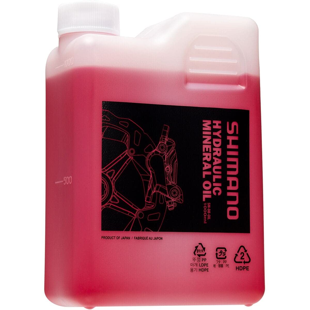 Shimano Hydraulic Mineral Oil - Premium Bike Brake Fluid for Mountain & Road Bicycles - Ideal for Cycling, Commuting & Outdoor Adventures