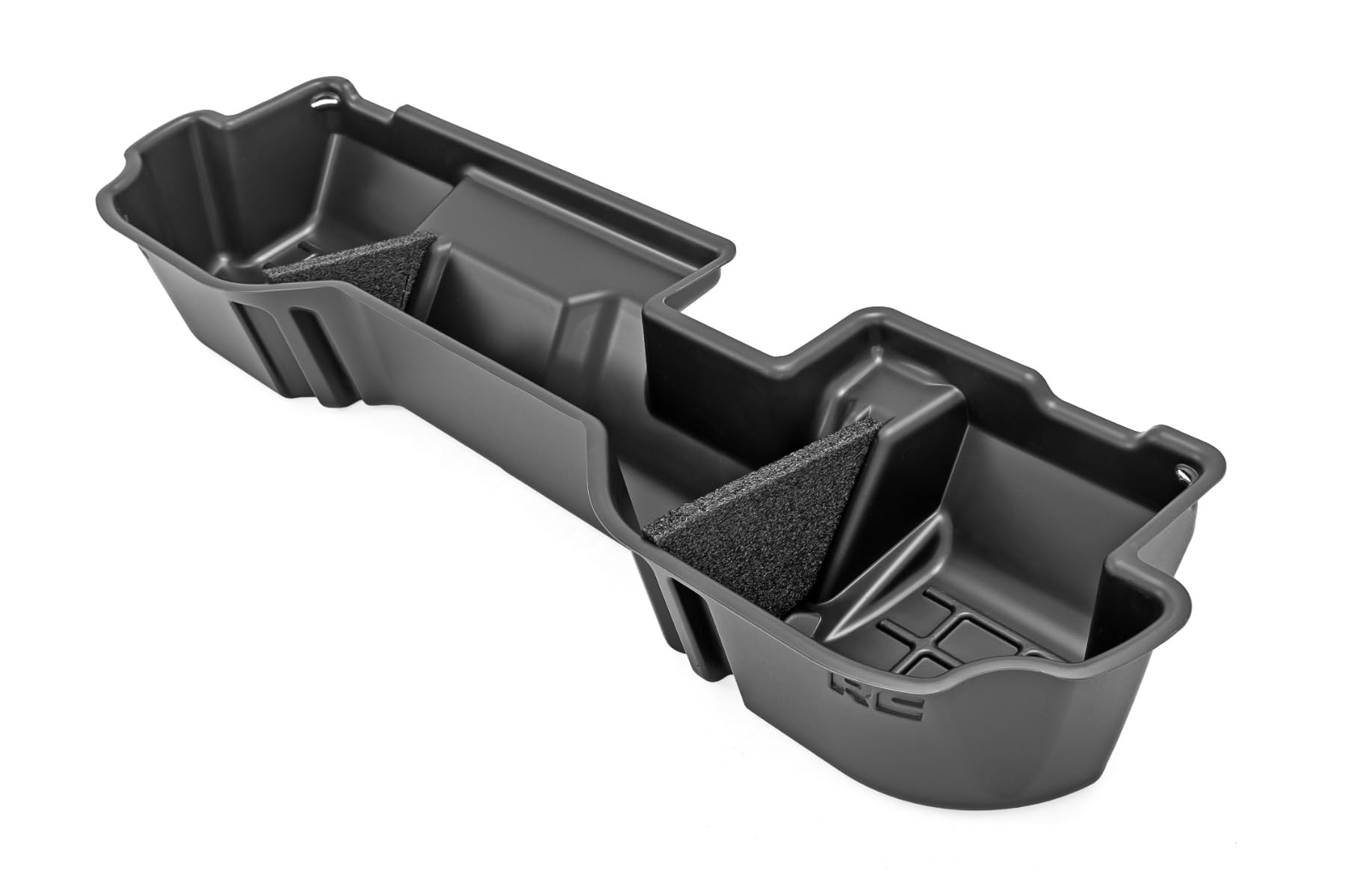 Rough Country Under Seat Storage Organizer for Ram 1500 Quad Cab (2019-2024) | Truck Bed Storage Solution for Tools, Gear & Accessories | Perfect for Road Trips, Camping & Work Sites
