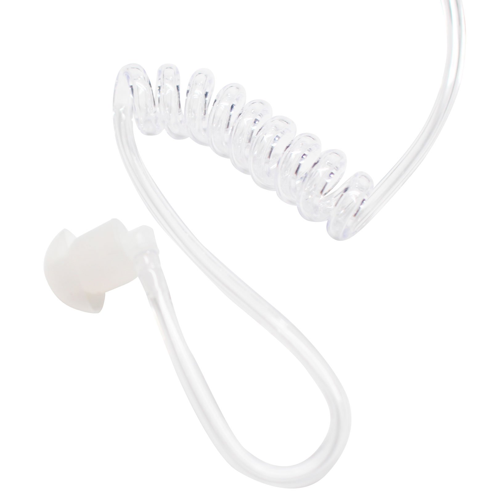 Yaesu VX-3R Replacement Battery & FBI Earpiece with PTT Mic - Compatible with Vertex VX-3R Two-Way Radio - Security Surveillance Headset for Law Enforcement, Security Guards & Radio Enthusiasts - Perfect for Covert Operations & Field Communications