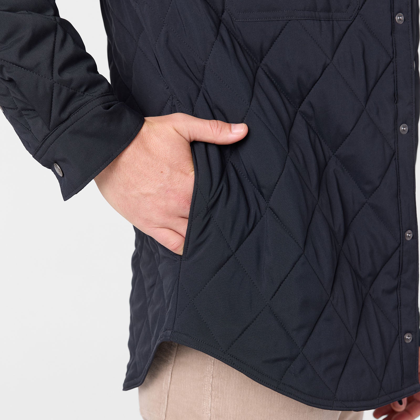 Belton Quilted Shirt Jacket for Men & Women - Lightweight, Stylish & Comfortable - Perfect for Outdoor Adventures, Casual Wear & Layering in Fall & Winter