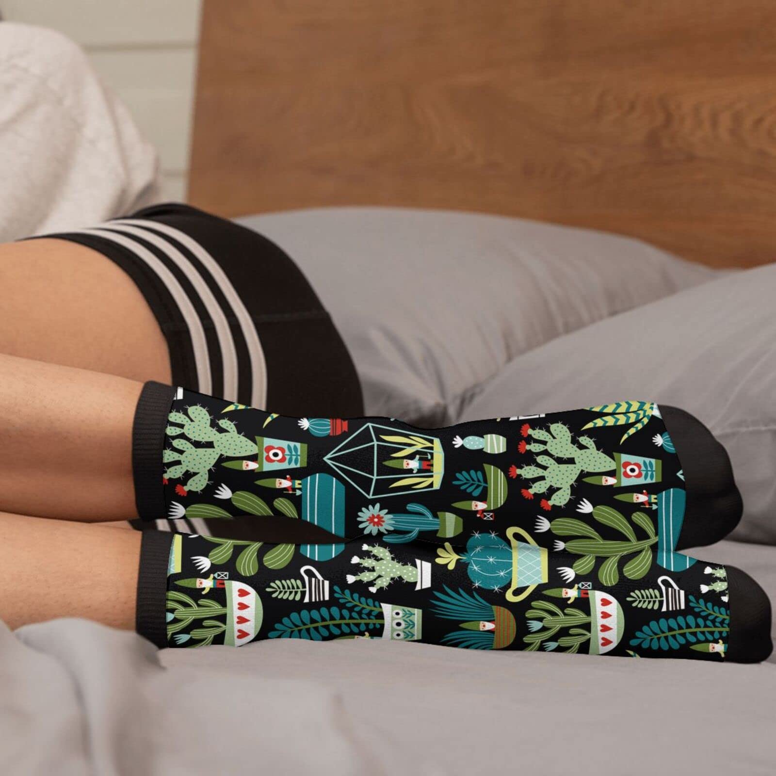 YISHOW Funny Crazy Novelty Socks for Men & Women - Comfortable Crew Socks with Unique Designs - Perfect for Gifts, Parties, and Everyday Wear