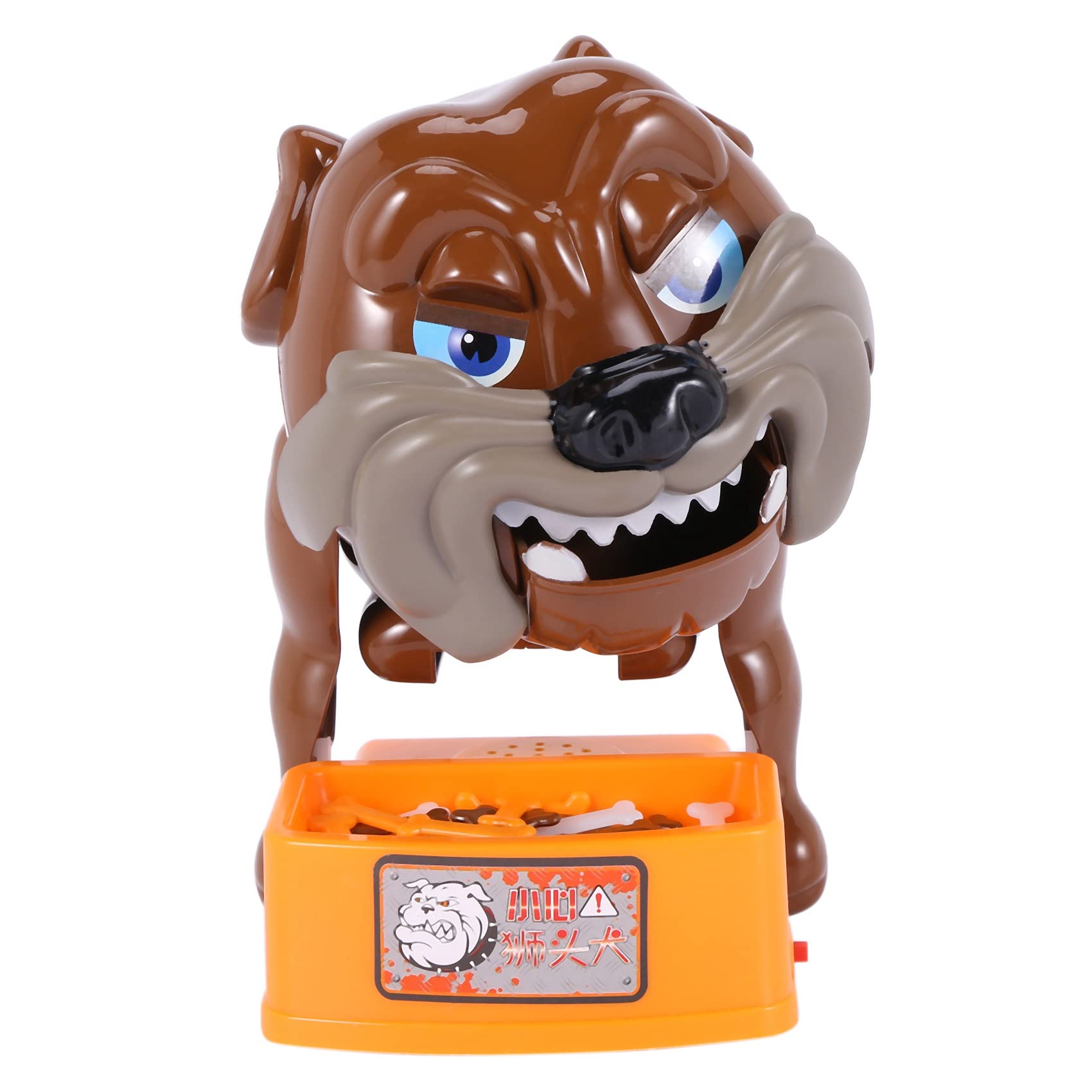 KKDAO Interactive Dog Bite Finger Toy - Exciting Bad Dog Bone Action Game for Pets - Fun Don't Wake the Dog Biting Challenge - Perfect for Training, Playtime & Family Game Nights