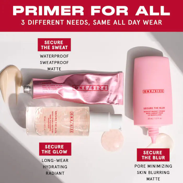 Patrick Starrr ONE/SIZE Secure The Sweat™ Waterproof Makeup Primer - Long-Lasting Matte Finish for Oily Skin | Perfect for Hot Weather, Gym Sessions & Special Events