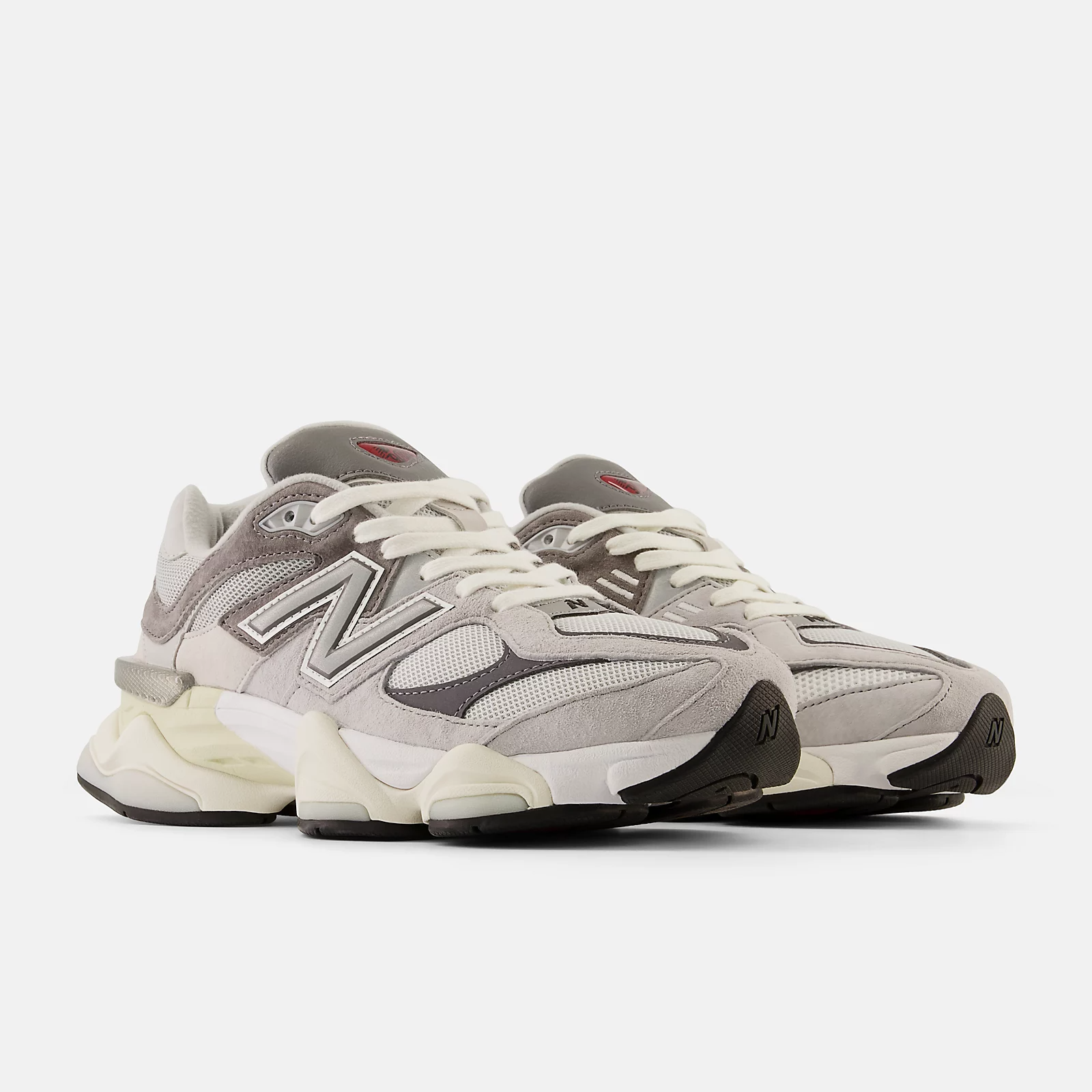 New Balance Men's 9060 Sneakers - Rain Cloud / Castlerock / White | Comfortable Running Shoes for Men, Walking & Gym Workouts