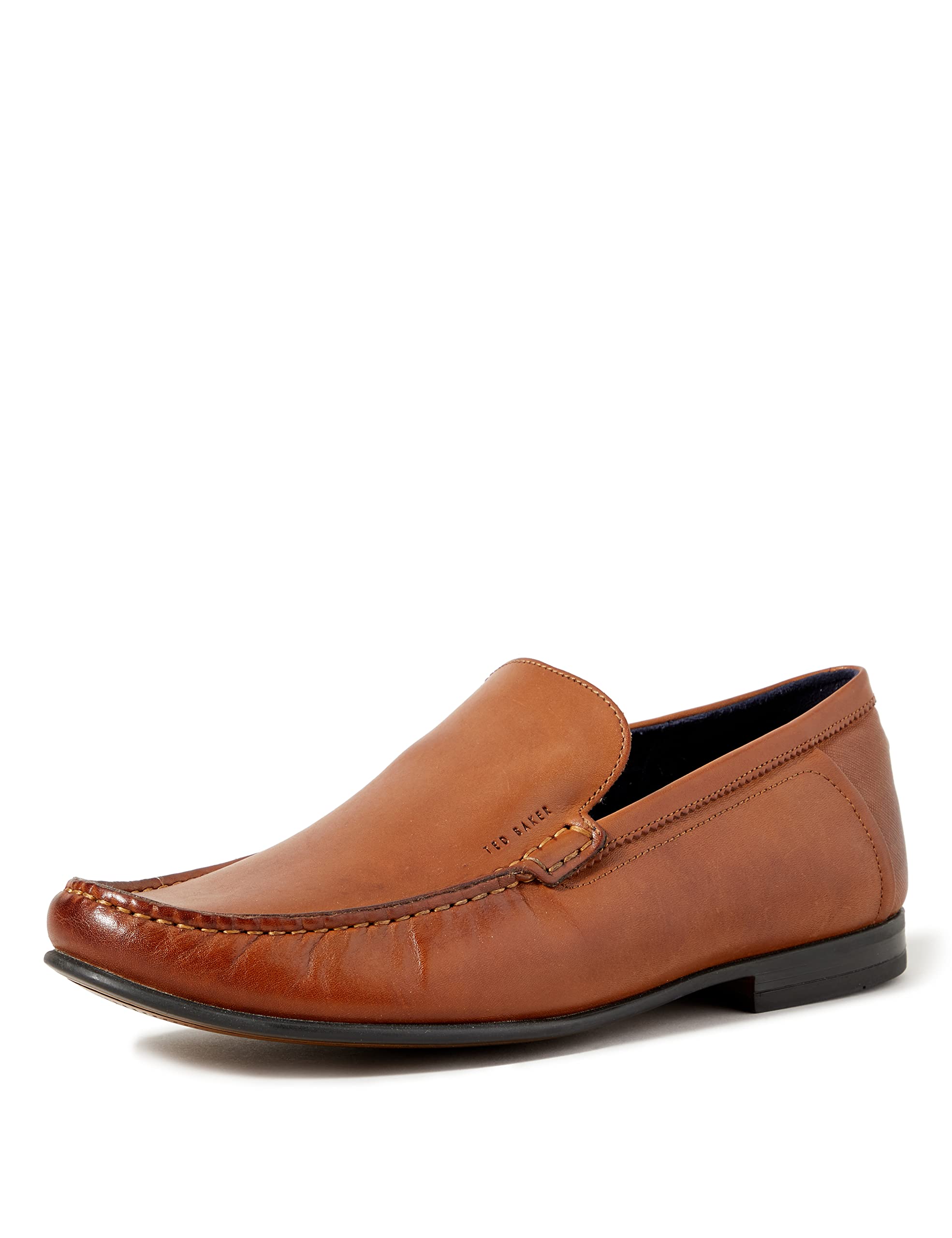 Ted Baker Men's Genuine Leather Loafers - Comfortable Slip-On Dress Shoes for Business & Casual Wear | Perfect for Office, Weddings & Formal Events