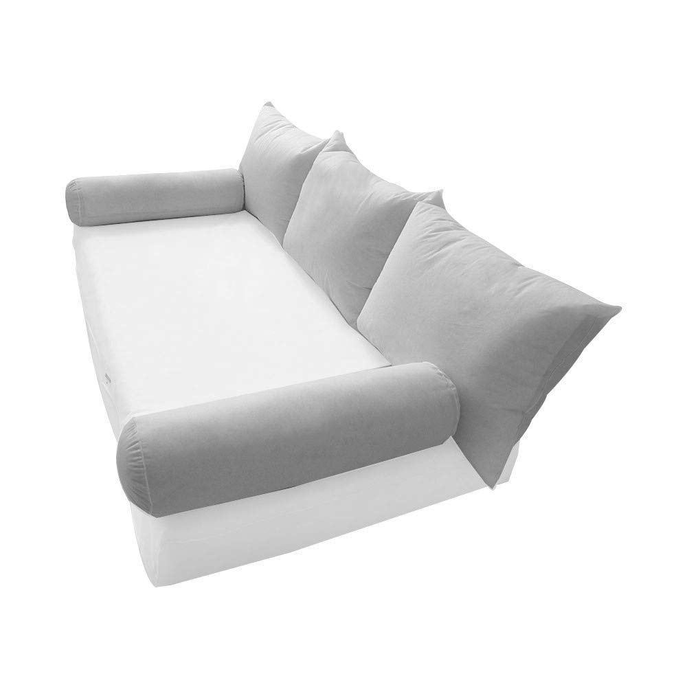 **Crib Size Bolster & Back Rest Pillow Cushion with Fiberfill Insert - Style 3 | Support for Babies & Toddlers | Perfect for Nursery, Playtime & Lounging**
