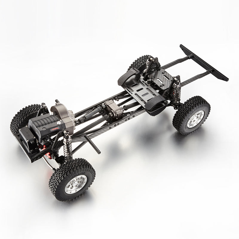 1/10 Scale TFL D110 RC Crawler Car Kit - 334mm Wheelbase, Assembled Chassis & Shell Body (No Electronics) - Off-Road Rock Crawling, Trail Adventure, Hobbyist DIY Project