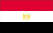 5x8 FT Egypt Nylon Flag - Heavy Duty All Weather Outdoor Flag with Brass Grommets - Perfect for Garden, Patio, Sports Events & National Celebrations
