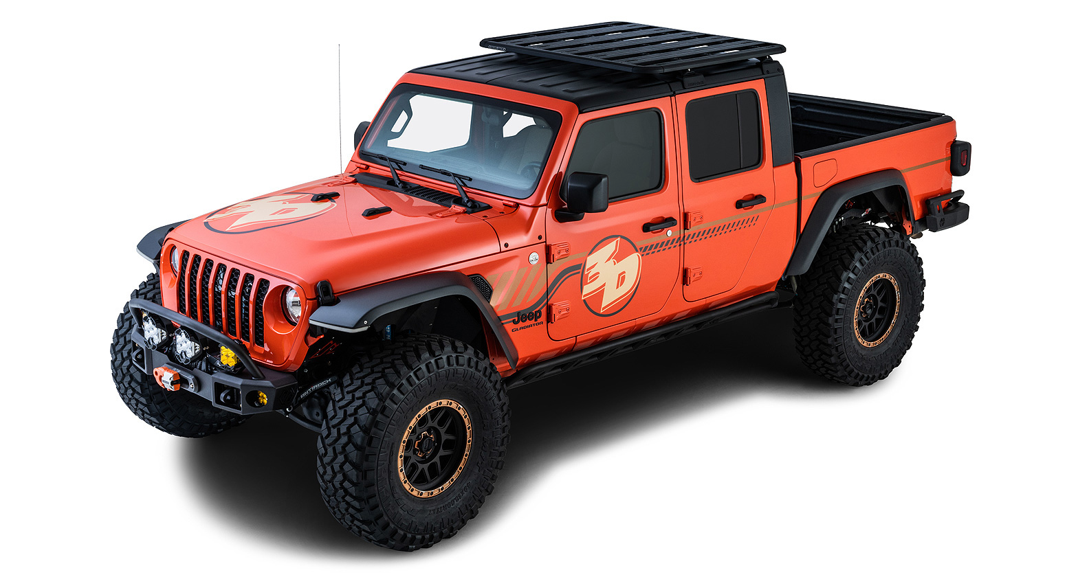 Pioneer Platform (48 X 56) Backbone with RCL Legs for Jeep Gladiator 2020-2023 4-Door | Heavy-Duty Truck Bed Rack System | Perfect for Overlanding, Camping & Off-Road Adventures