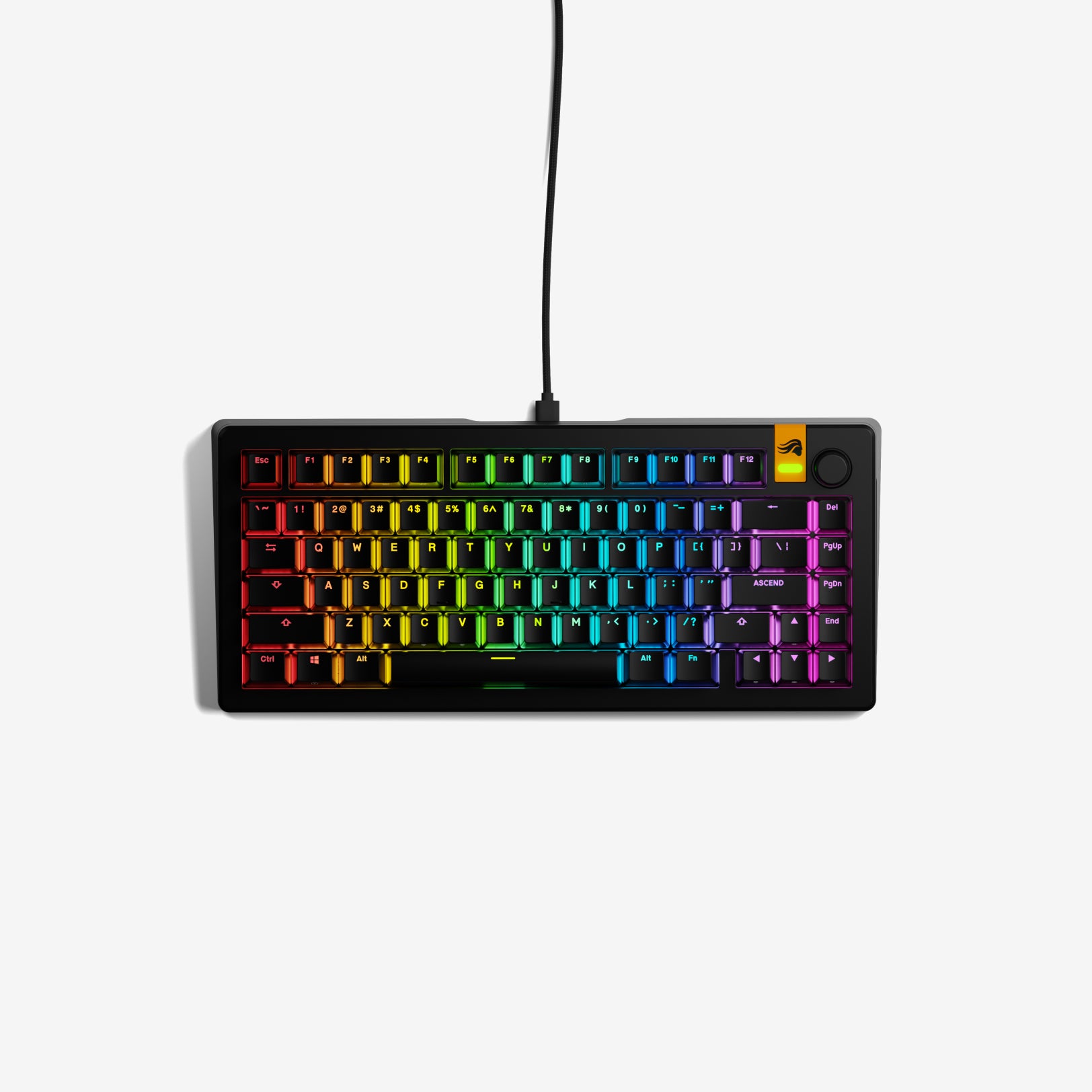 GMMK 3 HE Prebuilt Mechanical Gaming Keyboard - Hot-Swappable RGB Backlit Wired Keyboard for PC, Mac, PS5 - Perfect for Esports, Typing & Office Work