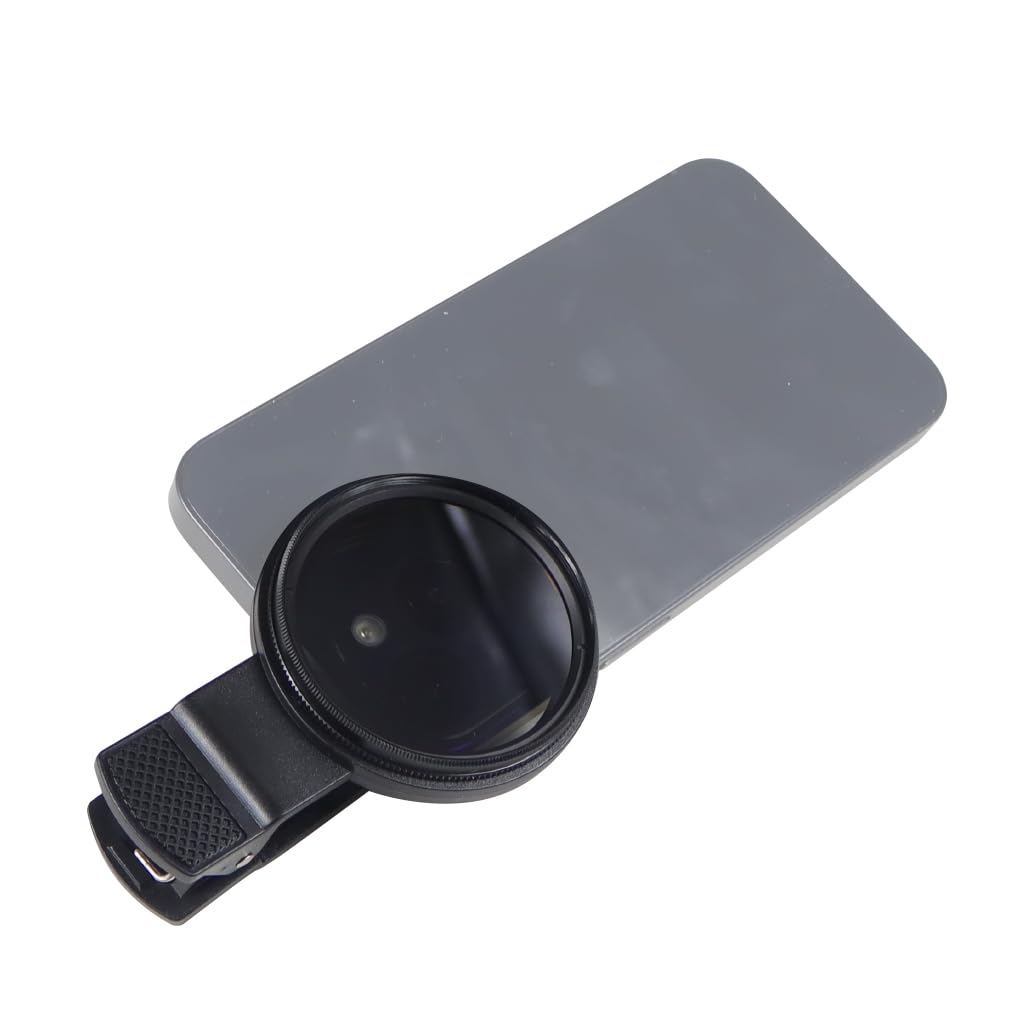 52mm Professional Phone Camera Clip with Macro Lens, CPL & Variable ND Filter - Compatible with All Smartphones - Durable Aluminum Alloy Thread (Includes CPL Filter & Round Hole) - Perfect for Vlogging, Photography & Mobile Filmmaking