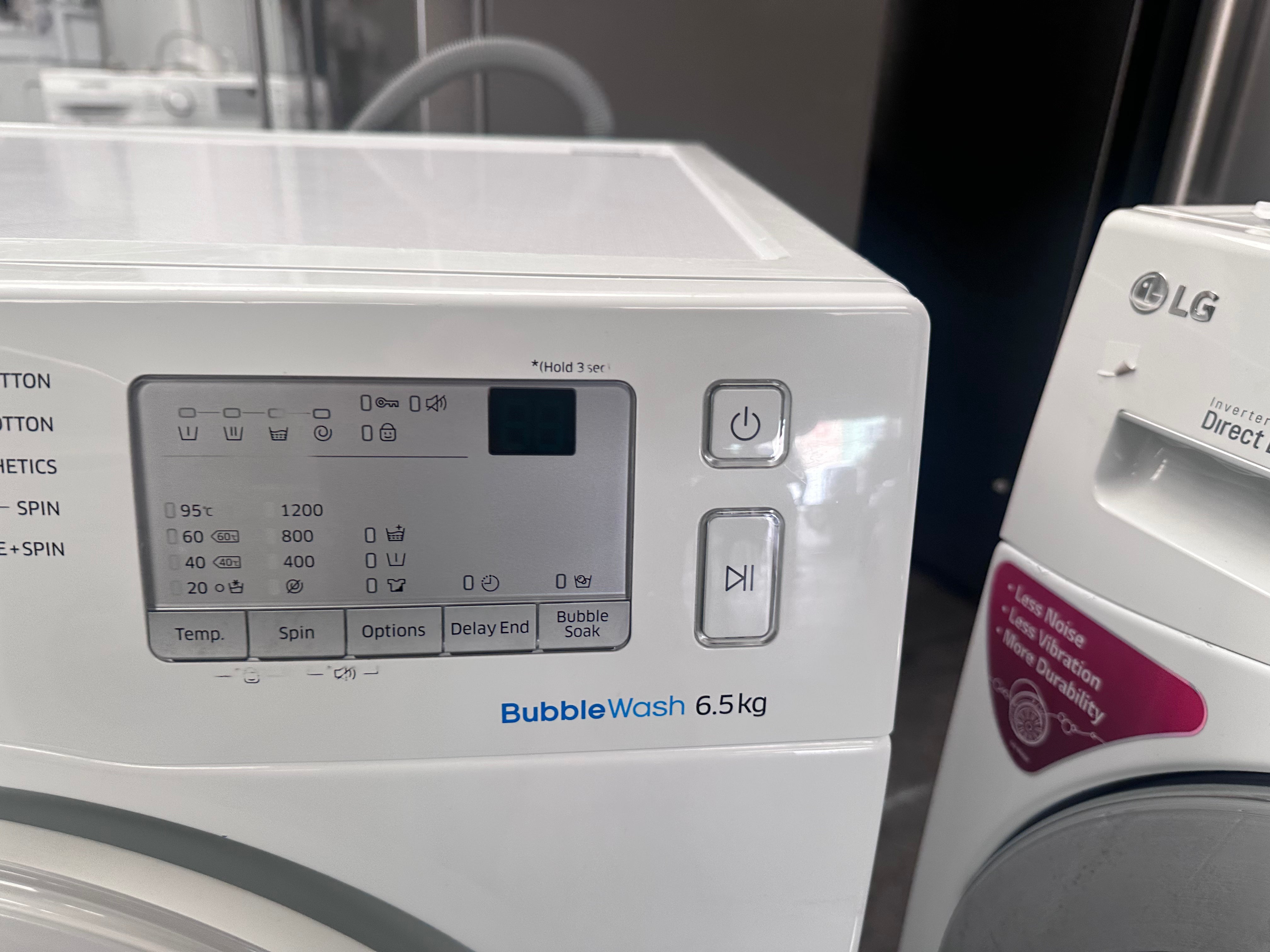 Refurbished Samsung 6.5kg Front Load Washing Machine - Energy Efficient, Quiet Operation for Apartments & Small Homes