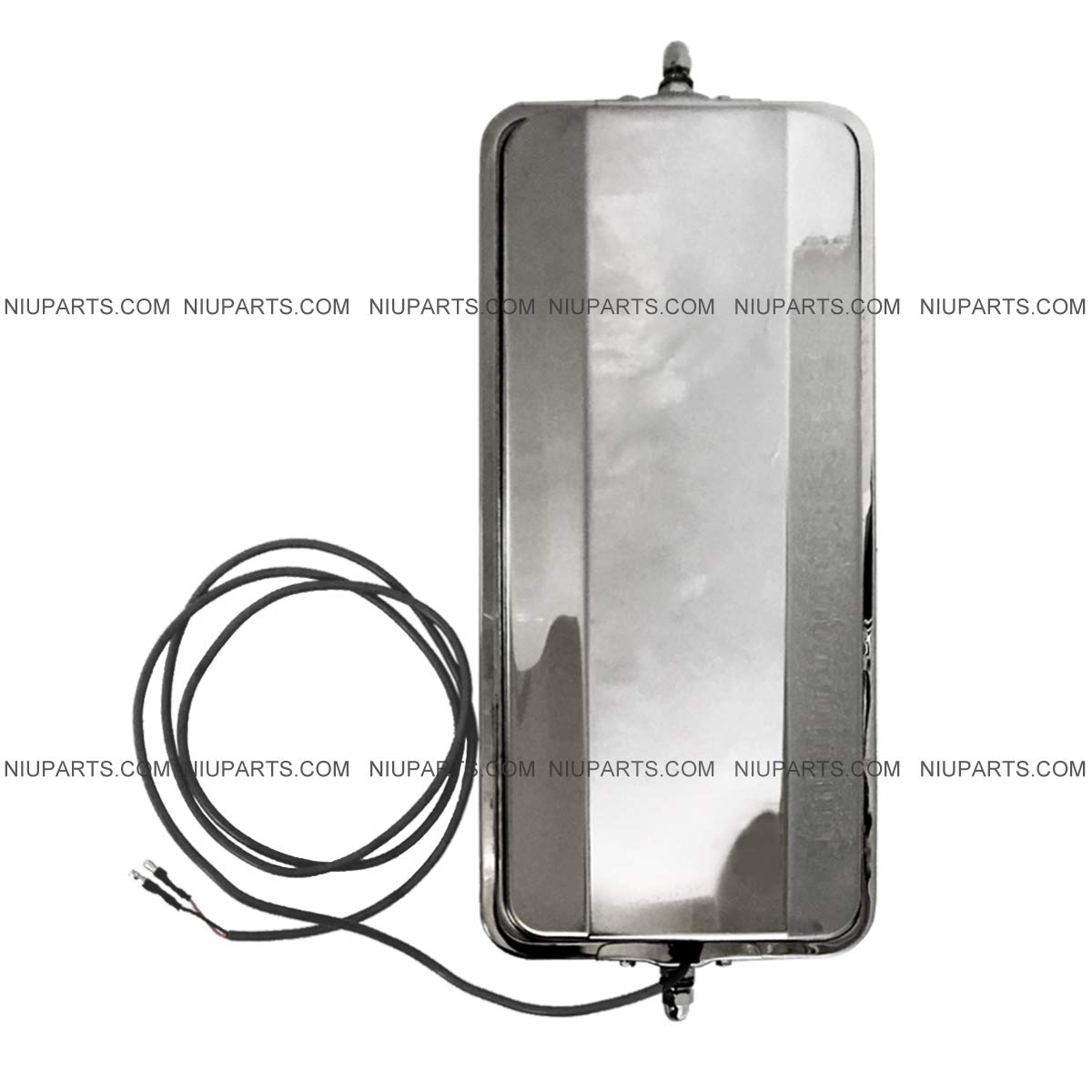 Heated Stainless Steel Rear View Main Door Mirror for Peterbilt 335 340 357 382 385 386 325 330 348 388 389 365 367 377 359 375 379 281 351 Trucks - Durable Truck Replacement Mirror for Enhanced Safety & Visibility in All Weather Conditions