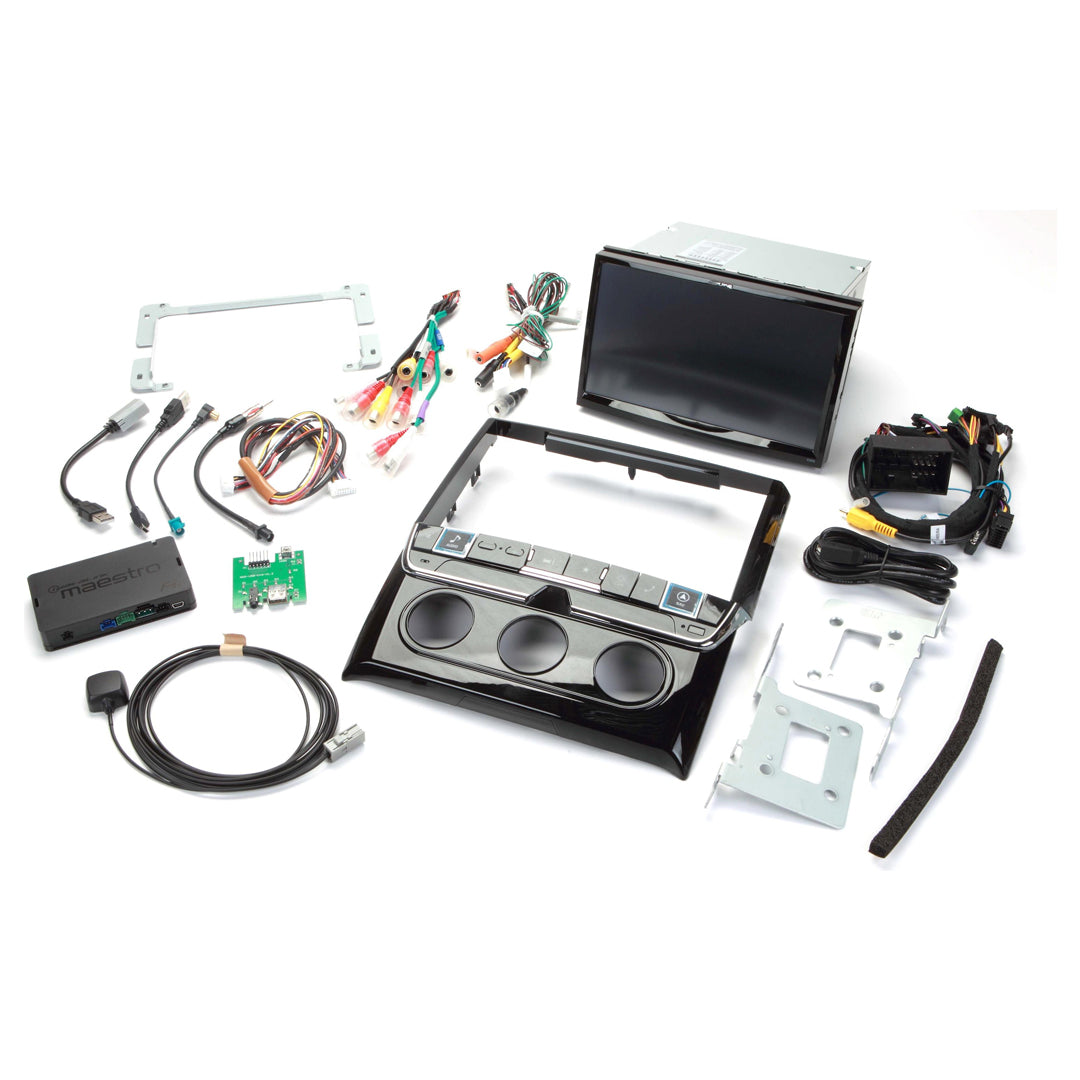 Alpine X009 9-Inch In-Dash Restyle System for 2013+ Dodge RAM Trucks - Car Audio Upgrade with Apple CarPlay & Android Auto for Enhanced Driving Experience