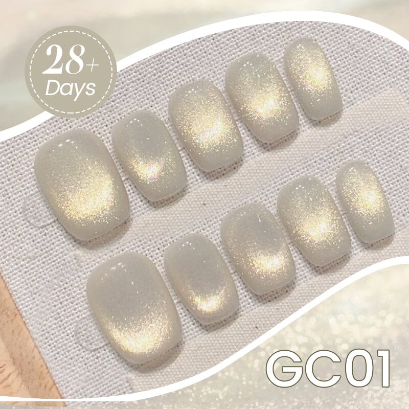 Gold Cat Magnetic Gel Polish GC01 Classic Poetry 10ml - Long Lasting Nail Polish for Salon & Home Manicures - Perfect for Nail Art, Special Occasions & Everyday Wear