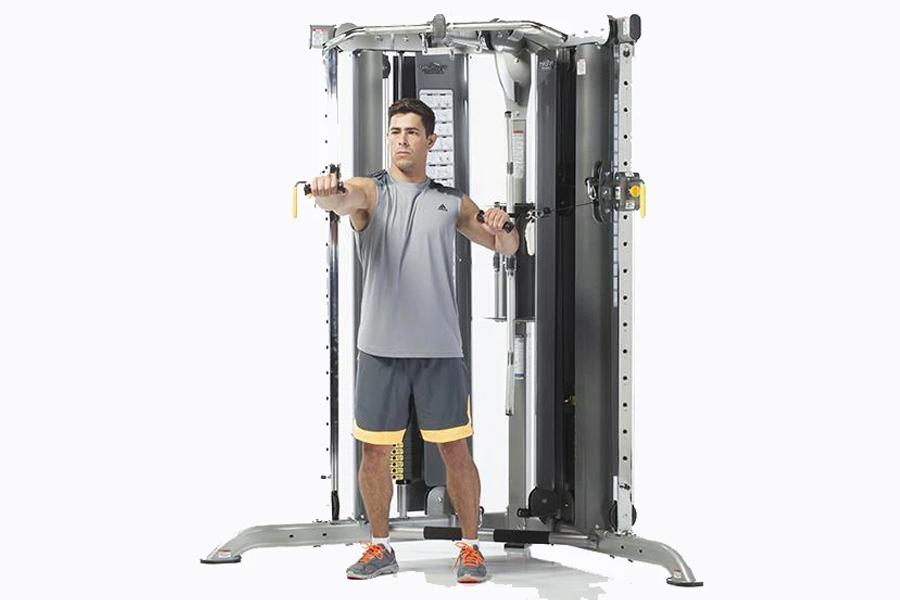 TuffStuff Evolution Corner Multi-Functional Home Gym System (CXT 200) - Full-Body Workout Equipment for Strength Training & Fitness at Home | Perfect for Small Spaces & Home Gyms