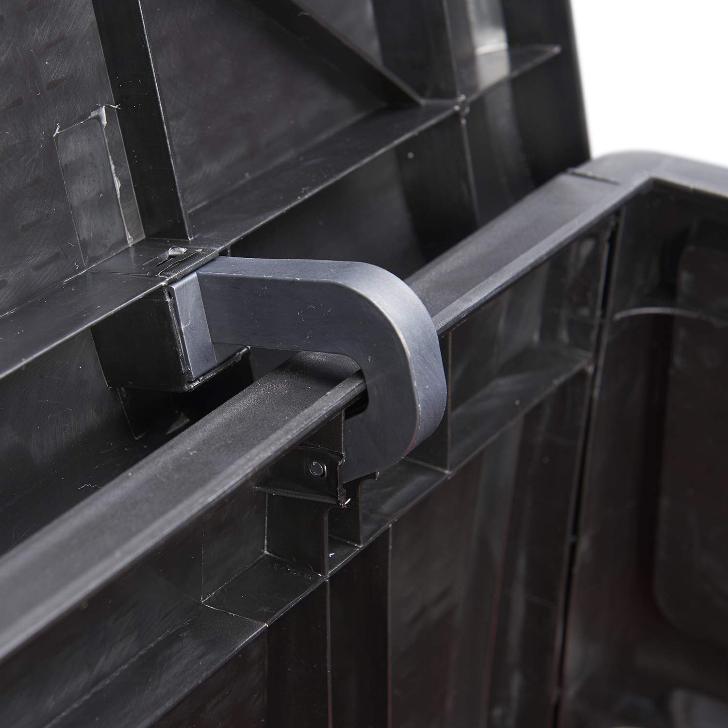 120-Gallon Waterproof Black Deck Storage Box - 47.2