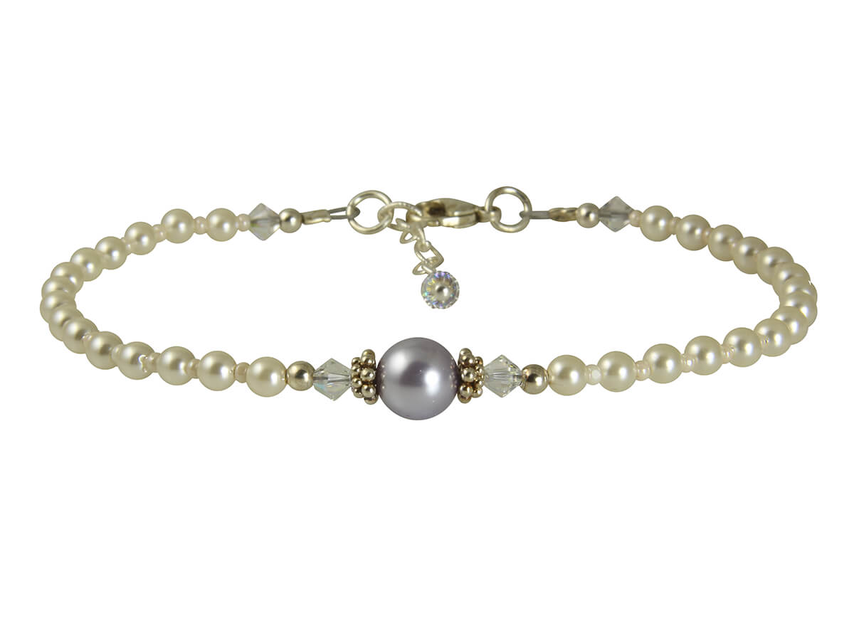 Elegant Purple Pearl Beaded Anklet for Women - Handmade Bohemian Ankle Bracelet - Perfect for Beach, Summer, and Boho Fashion Accessories