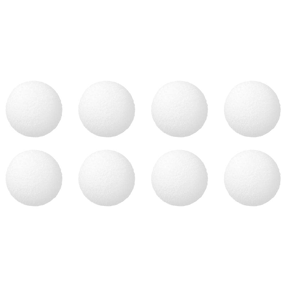 Brteyes Pool Filter Balls - 8pcs Lightweight Durable Sponge Filter Media for Swimming Pools & Hot Tubs | Improves Water Clarity & Reduces Maintenance | Perfect for Above Ground & Inground Pools