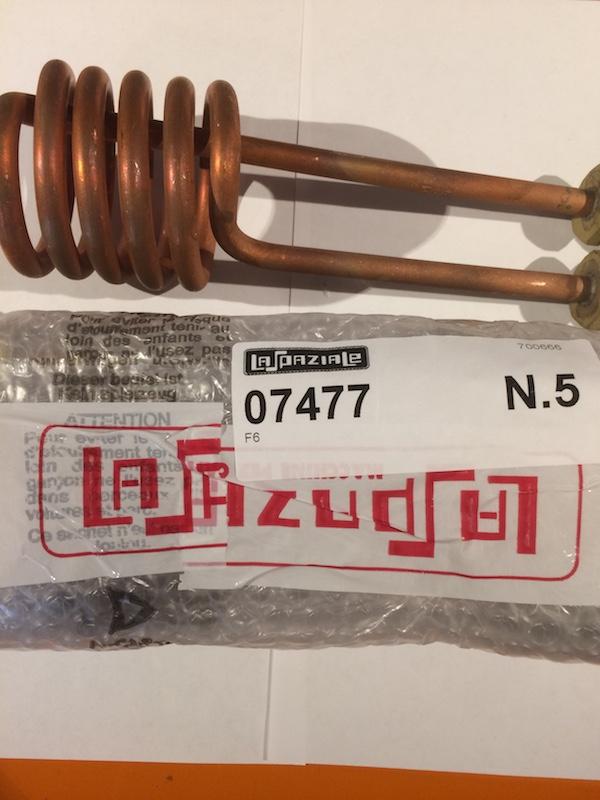 La Spaziale Commercial Espresso Machine Steam Boiler Element - Replacement Part for Coffee Shops & Home Baristas