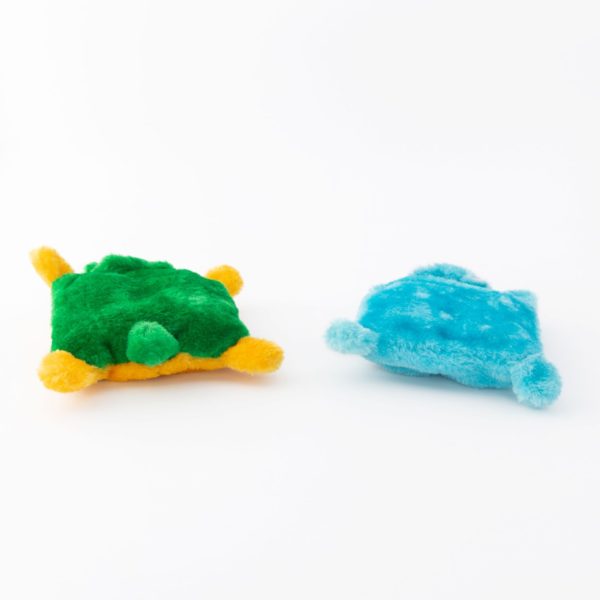 2 Pack Squeaky Hippo and Crocodile Dog Toys - Chew Resistant Plush Pet Toys for Small & Medium Dogs - Fun Interactive Playtime for Puppies and Adult Dogs