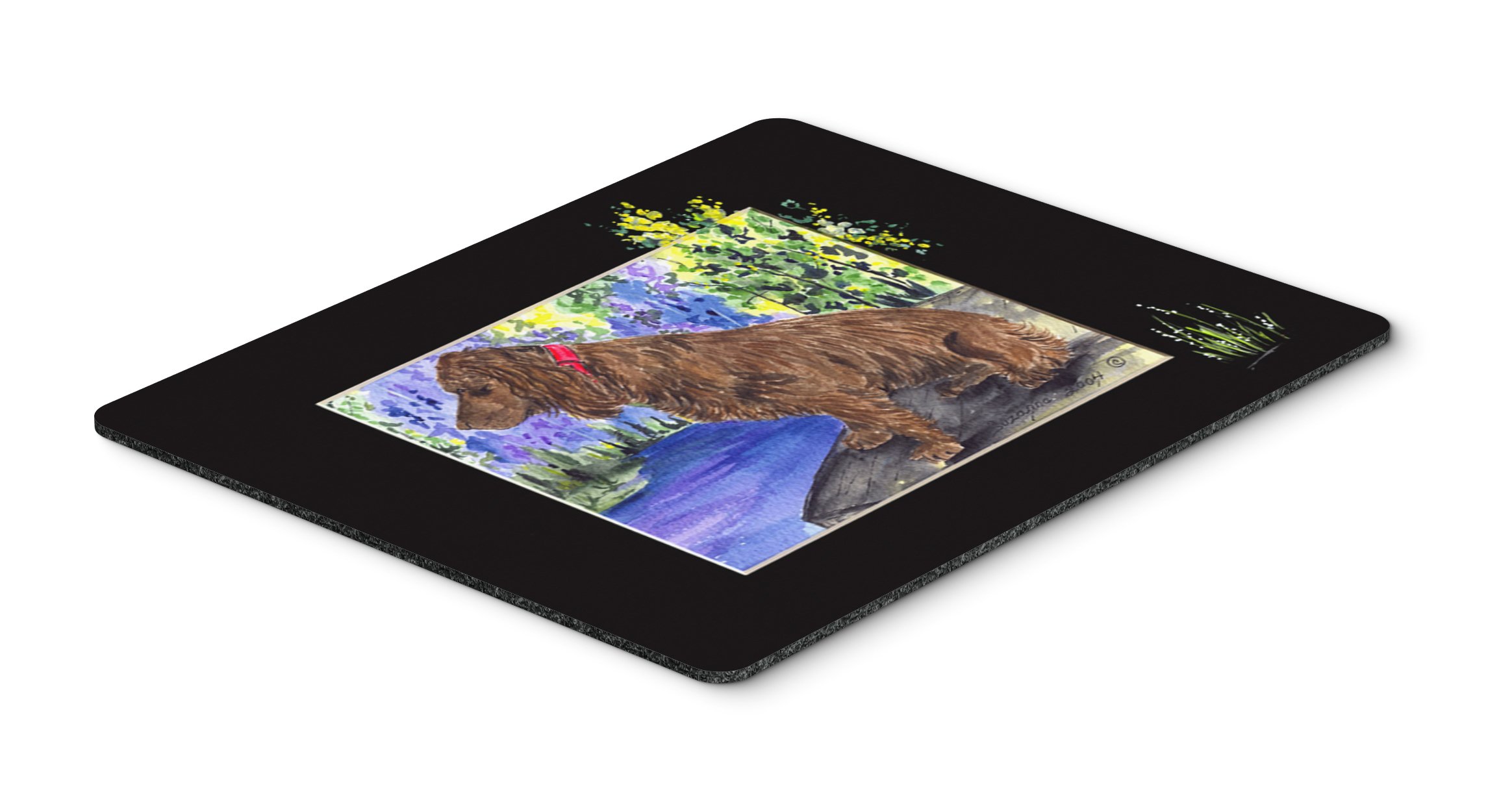 Caroline's Treasures SS8065MP Boykin Spaniel Mouse Pad - Large Washable Non-Slip Desk Mat for Home Office, Gaming & Computer Work | Perfect as Hot Pad & Trivet for Kitchen Use